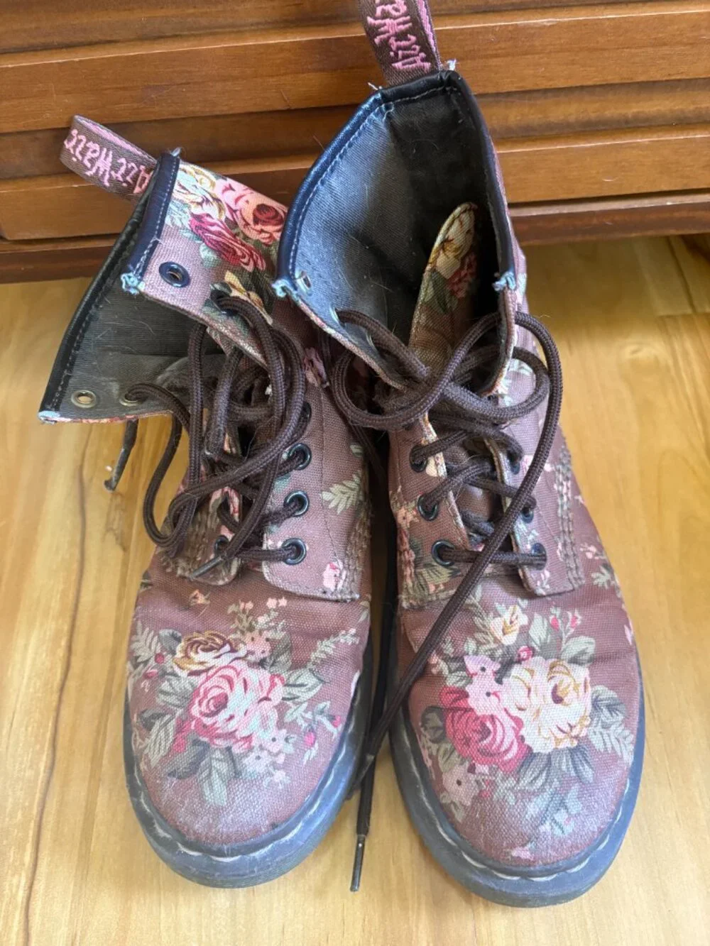 Floral Doc Martens - Picture 2 of 4